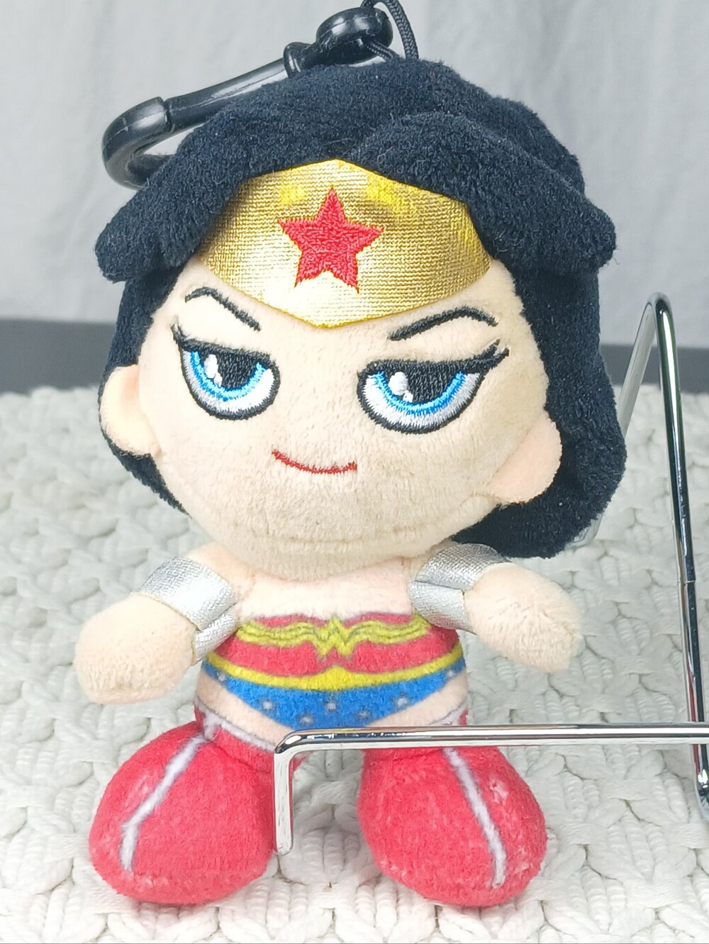 Wonder Woman justice League DC COMICS Heroez Clipz 5" Plush KEYCHAIN CLIP